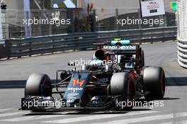 Fernando Alonso (ESP) McLaren MP4-31. 28.05.2016. Formula 1 World Championship, Rd 6, Monaco Grand Prix, Monte Carlo, Monaco, Qualifying Day.
