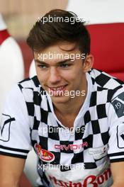 Pierre Gasly (FRA) Red Bull Racing Third Driver at a charity football match. 24.05.2016. Formula 1 World Championship, Rd 6, Monaco Grand Prix, Monte Carlo, Monaco, Tuesday Soccer.