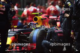 Max Verstappen (NLD) Red Bull Racing RB12 on the grid. 30.10.2016. Formula 1 World Championship, Rd 19, Mexican Grand Prix, Mexico City, Mexico, Race Day.