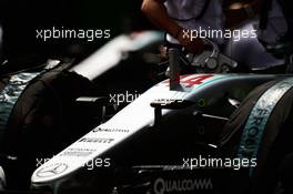 Lewis Hamilton (GBR) Mercedes AMG F1 W07 Hybrid on the grid. 30.10.2016. Formula 1 World Championship, Rd 19, Mexican Grand Prix, Mexico City, Mexico, Race Day.