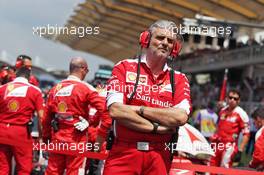 Maurizio Arrivabene (ITA) Ferrari Team Principal on the grid. 02.10.2016. Formula 1 World Championship, Rd 16, Malaysian Grand Prix, Sepang, Malaysia, Sunday.