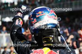Race winner Daniel Ricciardo (AUS) Red Bull Racing celebrates in parc ferme. 02.10.2016. Formula 1 World Championship, Rd 16, Malaysian Grand Prix, Sepang, Malaysia, Sunday.