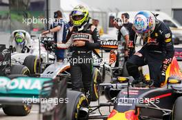 Sergio Perez (MEX) Sahara Force India F1 in parc ferme. 01.10.2016. Formula 1 World Championship, Rd 16, Malaysian Grand Prix, Sepang, Malaysia, Saturday.