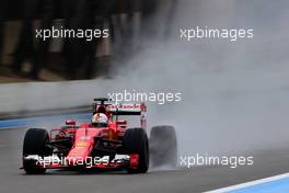 Sebastian Vettel (GER), Scuderia Ferrari 26.01.2016. Formula One Pirelli Wet Weather Testing, Paul Ricard, France. Tuesday.