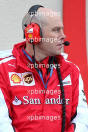 Jock Clear (GBR), Scuderia Ferrari 26.01.2016. Formula One Pirelli Wet Weather Testing, Paul Ricard, France. Tuesday.