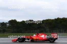 Sebastian Vettel (GER), Scuderia Ferrari  26.01.2016. Formula One Pirelli Wet Weather Testing, Paul Ricard, France. Tuesday.