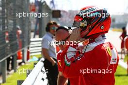 Kimi Raikkonen (FIN) Ferrari on the grid. 01.05.2016. Formula 1 World Championship, Rd 4, Russian Grand Prix, Sochi Autodrom, Sochi, Russia, Race Day.