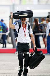 Daniel Schloesser (GER) Mercedes AMG F1 Physio. 01.05.2016. Formula 1 World Championship, Rd 4, Russian Grand Prix, Sochi Autodrom, Sochi, Russia, Race Day.
