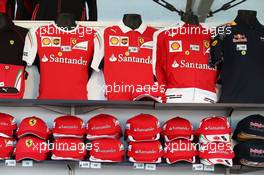 Ferrari merchandise on sale. 28.04.2016. Formula 1 World Championship, Rd 4, Russian Grand Prix, Sochi Autodrom, Sochi, Russia, Preparation Day.