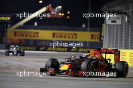 Daniel Ricciardo (AUS) Red Bull Racing RB12. 18.09.2016. Formula 1 World Championship, Rd 15, Singapore Grand Prix, Marina Bay Street Circuit, Singapore, Race Day.