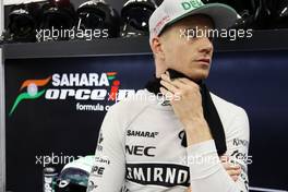 Nico Hulkenberg (GER) Sahara Force India F1. 17.09.2016. Formula 1 World Championship, Rd 15, Singapore Grand Prix, Marina Bay Street Circuit, Singapore, Qualifying Day.