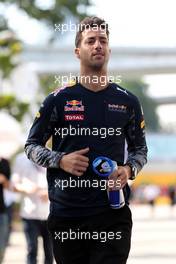 Daniel Ricciardo (AUS), Red Bull Racing  18.09.2016. Formula 1 World Championship, Rd 15, Singapore Grand Prix, Marina Bay Street Circuit, Singapore, Race Day.