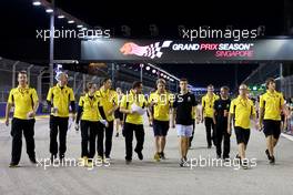 Jolyon Palmer (GBR), Renault Sport F1 Team  15.09.2016. Formula 1 World Championship, Rd 15, Singapore Grand Prix, Marina Bay Street Circuit, Singapore, Preparation Day.