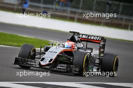 Nikita Mazepin (RUS) Sahara Force India F1 VJM09 Development Driver. 13.07.2016. Formula One In-Season Testing, Day Two, Silverstone, England. Wednesday.