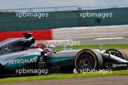 Esteban Ocon (FRA) Mercedes AMG F1 W07 Hybrid Test Driver. 13.07.2016. Formula One In-Season Testing, Day Two, Silverstone, England. Wednesday.