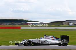 Valtteri Bottas (FIN) Williams FW38. 13.07.2016. Formula One In-Season Testing, Day Two, Silverstone, England. Wednesday.
