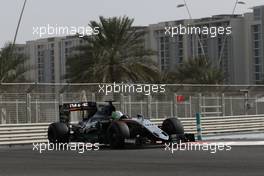 Alfonso Celis Jr (MEX) Sahara Force India F1 VJM09 Development Driver. 25.11.2016. Formula 1 World Championship, Rd 21, Abu Dhabi Grand Prix, Yas Marina Circuit, Abu Dhabi, Practice Day.