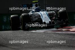 Valtteri Bottas (FIN) Williams FW38. 25.11.2016. Formula 1 World Championship, Rd 21, Abu Dhabi Grand Prix, Yas Marina Circuit, Abu Dhabi, Practice Day.