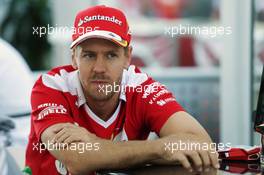 Sebastian Vettel (GER) Ferrari. 21.10.2016. Formula 1 World Championship, Rd 18, United States Grand Prix, Austin, Texas, USA, Practice Day.
