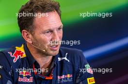 Christian Horner (GBR) Red Bull Racing Team Principal in the FIA Press Conference. 21.10.2016. Formula 1 World Championship, Rd 18, United States Grand Prix, Austin, Texas, USA, Practice Day.