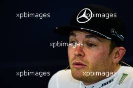 Nico Rosberg (GER) Mercedes AMG F1 in the FIA Press Conference. 23.10.2016. Formula 1 World Championship, Rd 18, United States Grand Prix, Austin, Texas, USA, Race Day.