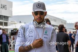 Lewis Hamilton (GBR) Mercedes AMG F1. 23.10.2016. Formula 1 World Championship, Rd 18, United States Grand Prix, Austin, Texas, USA, Race Day.