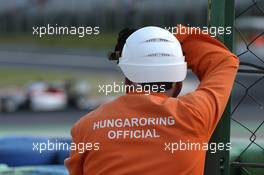 Hungaroring Official, track guard,  23.04.2016. FIA F3 European Championship 2016, Round 2, Race 2, Hungaroring, Hungary
