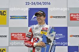 podium, Ben Barnicoat (GBR) HitechGP Dallara F312 – Mercedes-Benz,  24.04.2016. FIA F3 European Championship 2016, Round 2, Race 3, Hungaroring, Hungary