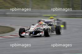 Arjun Maini (IND) ThreeBond with T-Sport Dallara F312 – ThreeBond,  24.04.2016. FIA F3 European Championship 2016, Round 2, Race 3, Hungaroring, Hungary