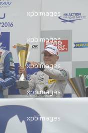 podium, Maximilian Günther (GER) Prema Powerteam Dallara F312 – Mercedes-Benz,  14.05.2016. FIA F3 European Championship 2016, Round 3, Race 1, Pau, France
