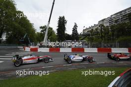 start, Ben Barnicoat (GBR) HitechGP Dallara F312 – Mercedes-Benz,  14.05.2016. FIA F3 European Championship 2016, Round 3, Race 2, Pau, France