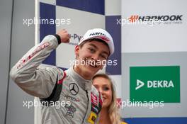 podium, George Russell (GBR) HitechGP Dallara F312 – Mercedes-Benz,  14.05.2016. FIA F3 European Championship 2016, Round 3, Race 2, Pau, France