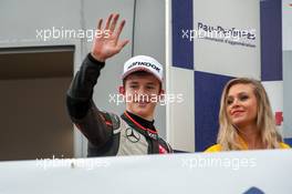 podium, Callum Ilott (GBR) Van Amersfoort Racing Dallara F312 – Mercedes-Benz,  14.05.2016. FIA F3 European Championship 2016, Round 3, Race 2, Pau, France