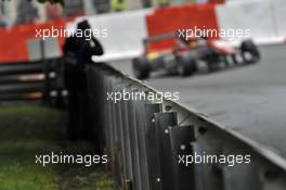 photographer, crash barrier, Lance Stroll (CAN) Prema Powerteam Dallara F312 – Mercedes-Benz,  14.05.2016. FIA F3 European Championship 2016, Round 3, Race 2, Pau, France