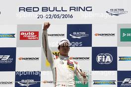 Podium: 1st Lance Stroll (CAN) Prema Powerteam Dallara F312 – Mercedes-Benz.  22.05.2016. FIA F3 European Championship 2016, Round 4, Race 3, Spielberg, Austria