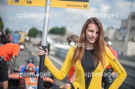 grid girl,  26.06.2016. FIA F3 European Championship 2016, Round 5, Race 3, Norisring, Germany