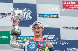 podium, Alessio Lorandi (ITA) Carlin Dallara F312 - Volkswagen,  16.07.2016. FIA F3 European Championship 2016, Round 6, Race 1, Zandvoort, Germany