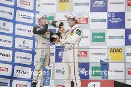 Podium: Lance Stroll (CAN) Prema Powerteam Dallara F312 â€“ Mercedes-Benz and Joel Eriksson (SWE) Motopark Dallara F312 â€“ Volkswagen.  02.10.2016. FIA F3 European Championship 2016, Round 9, Race 2, Imola, Italy