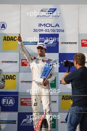 Podium: Lance Stroll (CAN) Prema Powerteam Dallara F312 – Mercedes-Benz.  02.10.2016. FIA F3 European Championship 2016, Round 9, Race 3, Imola, Italy