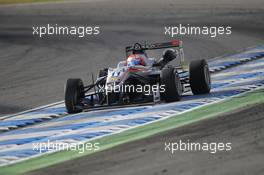 Nikita Mazepin (RUS) HitechGP Dallara F312 - Mercedes-Benz.  15.10.2016. FIA F3 European Championship 2016, Round 10, Race 1, Hockenheimring, Germany