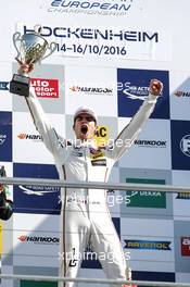 Podium: Race winner Lance Stroll (CAN) Prema Powerteam Dallara F312 - Mercedes-Benz.  16.10.2016. FIA F3 European Championship 2016, Round 10, Race 1, Hockenheimring, Germany
