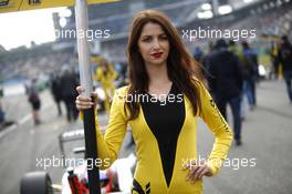 Grid girl.  16.10.2016. FIA F3 European Championship 2016, Round 10, Race 1, Hockenheimring, Germany
