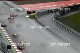 Race 2, Start of the race 03.07.2016. GP2 Series, Rd 4, Spielberg, Austria, Sunday.