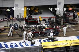 Race 2, Pit Stop, Arthur Pic (FRA) Rapax 03.07.2016. GP2 Series, Rd 4, Spielberg, Austria, Sunday.