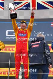 Race 2, Jordan King (GBR) Racing Engineering race winner 03.07.2016. GP2 Series, Rd 4, Spielberg, Austria, Sunday.
