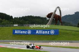 Race 2, Oliver Rowland (GBR) MP Motorsport 03.07.2016. GP2 Series, Rd 4, Spielberg, Austria, Sunday.