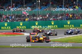 Race 2,  Antonio Giovinazzi (ITA) PREMA Racing 10.07.2016. GP2 Series, Rd 5, Silverstone, England, Sunday.