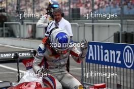 Race 2, 2nd position Sergey Sirotkin (RUS) Art Grand Prix 31.07.2016. GP2 Series, Rd 7, Hockenheim, Germany, Sunday.