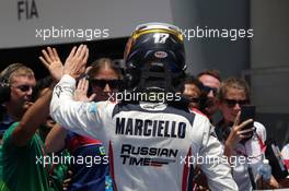 Race 2, 2nd position Raffaele Marciello (ITA) Russian Time 02.10.2016. GP2 Series, Rd 10, Sepang, Malaysia, Sunday.