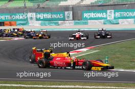 Race 2, Crash, Jordan King (GBR) Racing Engineering and  Norman Nato (FRA) Racing Engineering 02.10.2016. GP2 Series, Rd 10, Sepang, Malaysia, Sunday.